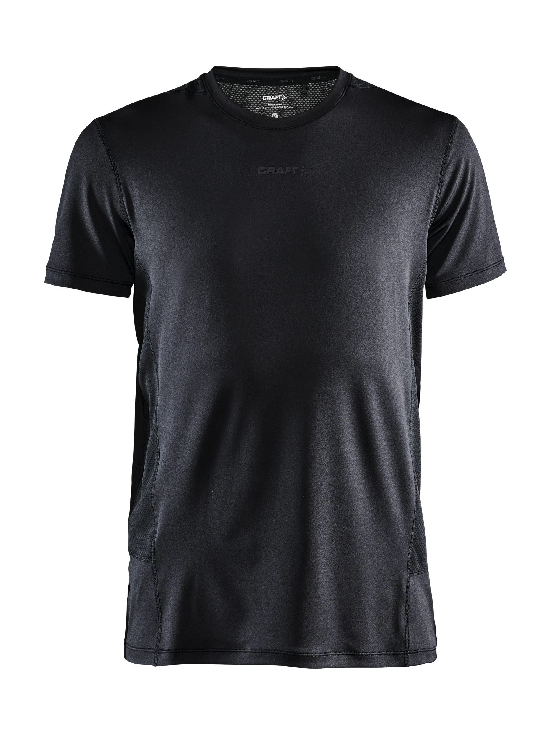 Black Craft athletic shirt with mesh side panels.