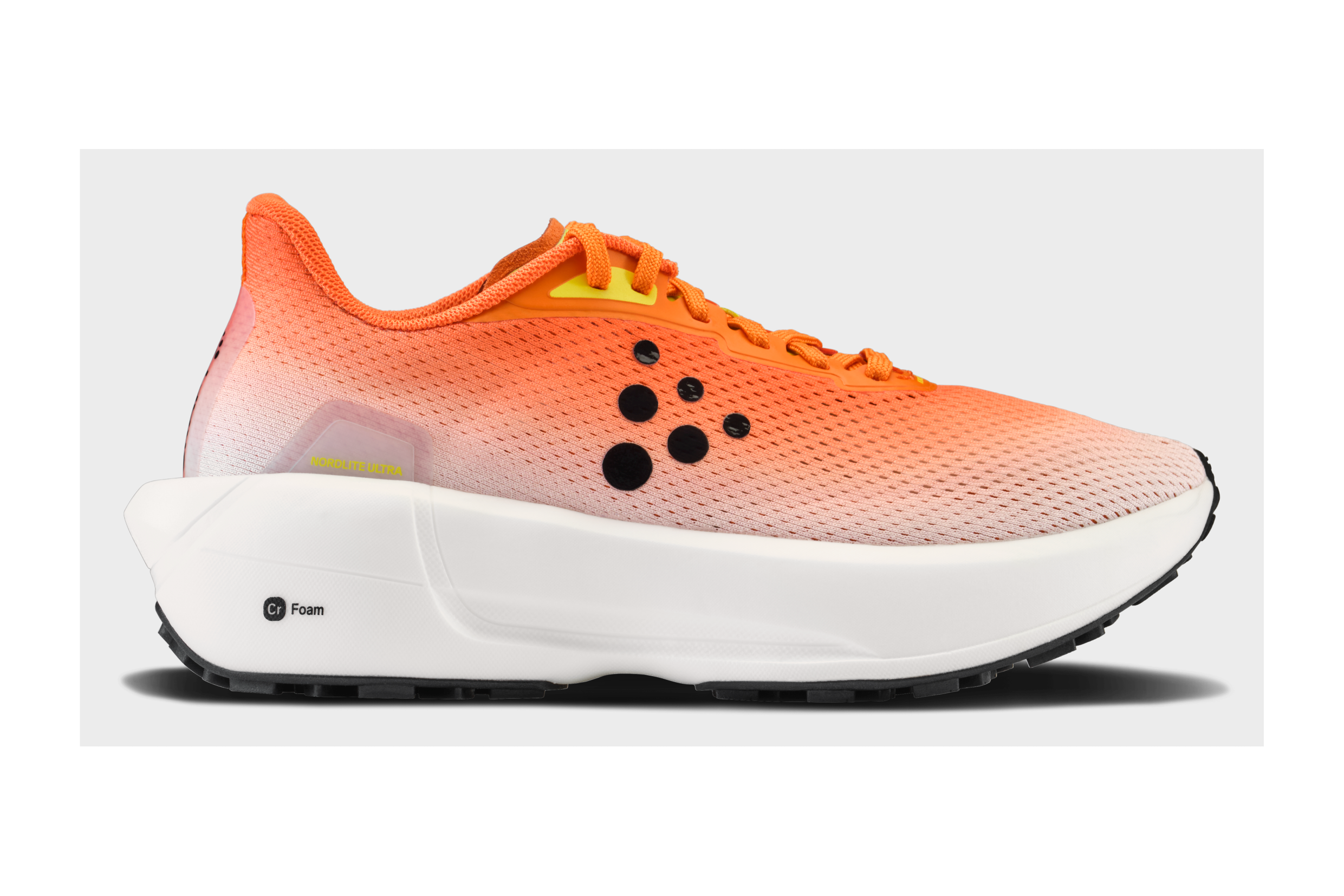 Running shoes white and orange hot sale