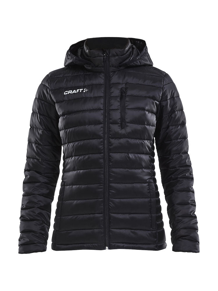 Black Craft Sportswear Women's Hooded Puffer Jacket