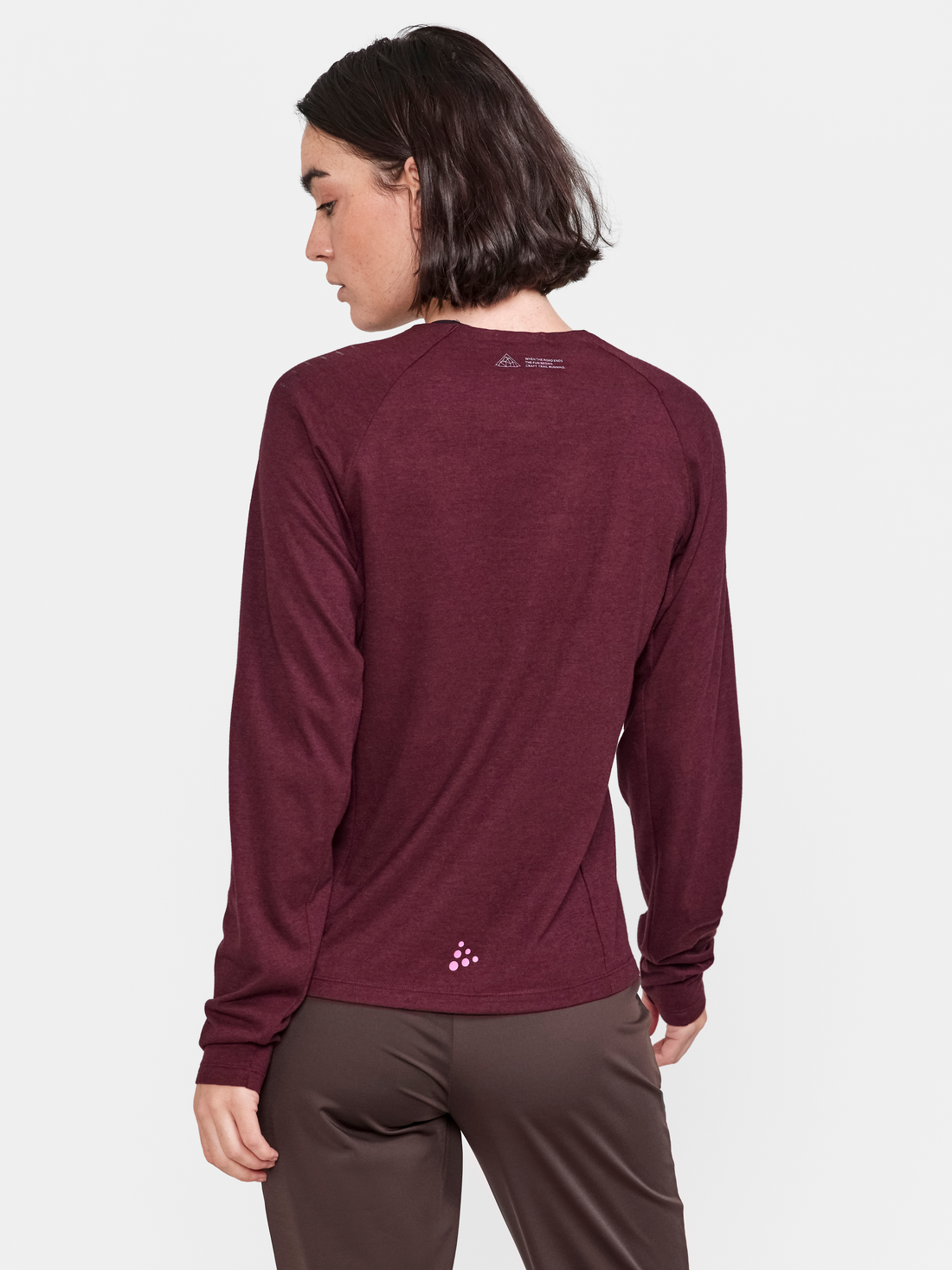 ADV TRAIL WOOL WIND LONG SLEEVE TEE WOMEN