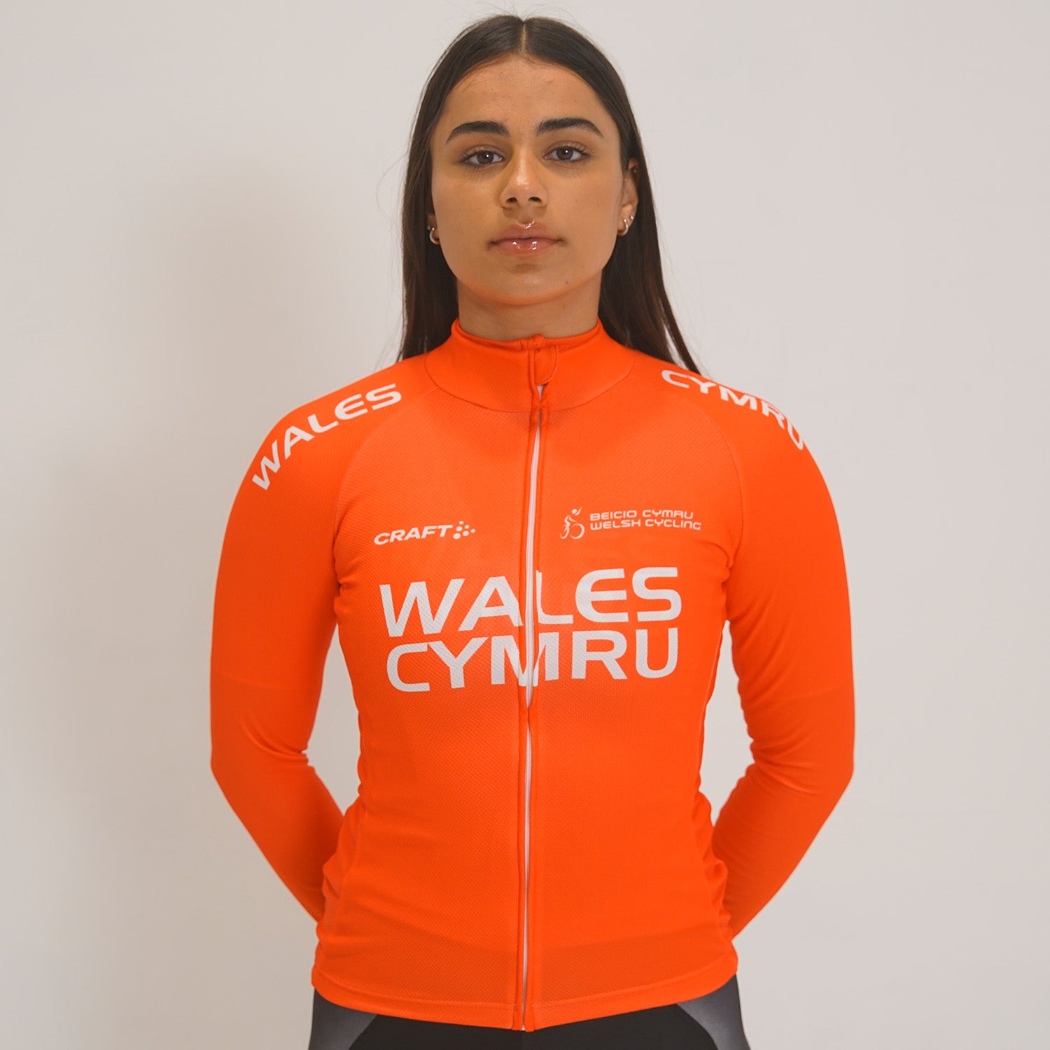 WALES REPLICA CYCLE LONG SLEEVE THERMAL JERSEY WOMEN